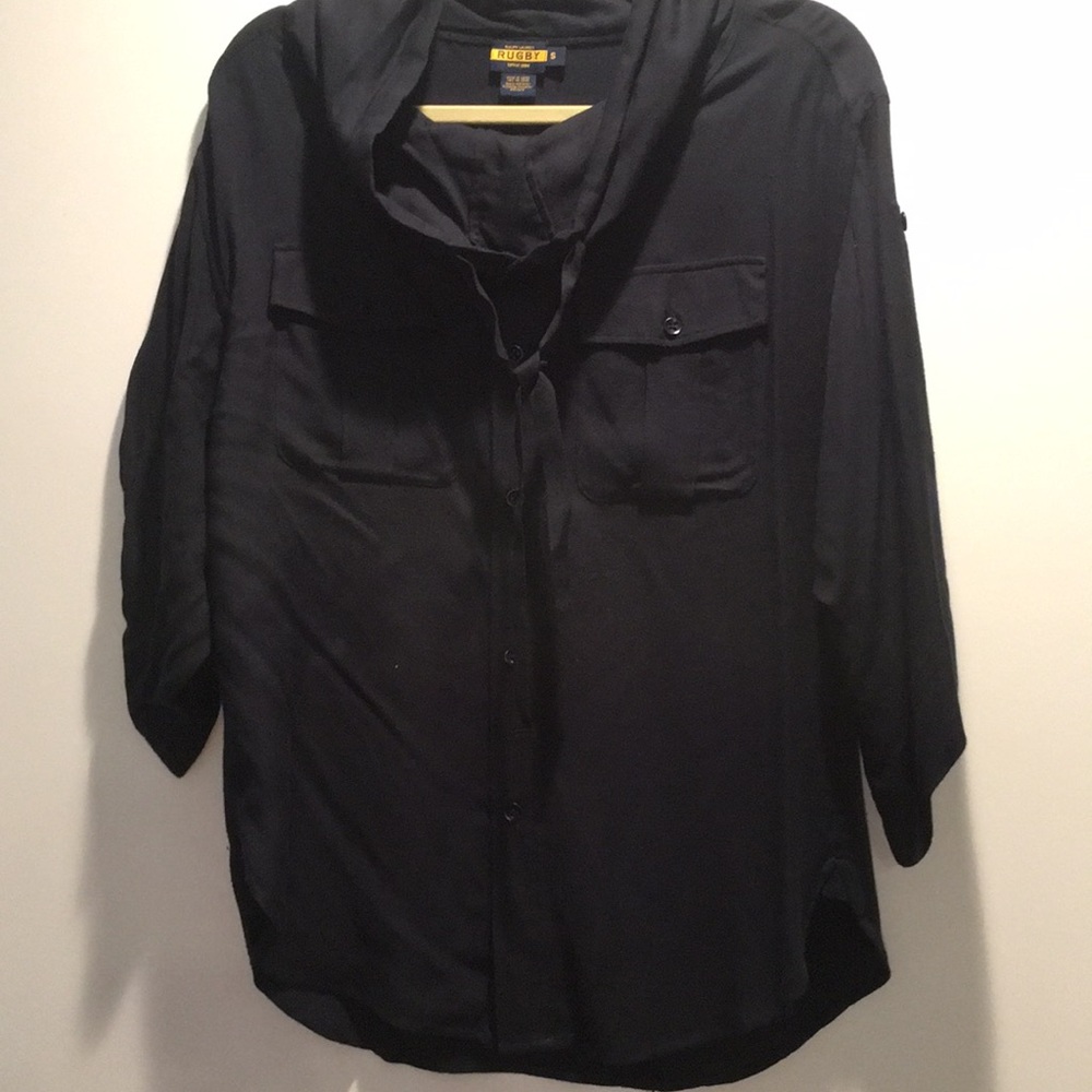 Navy blue blouse